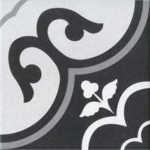 Yurtbay Seramik Viola Siyah 20x20 cm Mat Yer ve Duvar Karosu